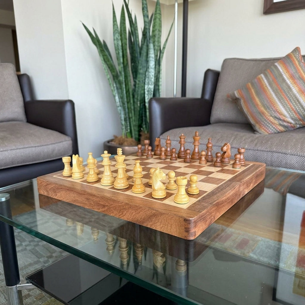 Rex Noir Flip Magnetic Travel Chess Set