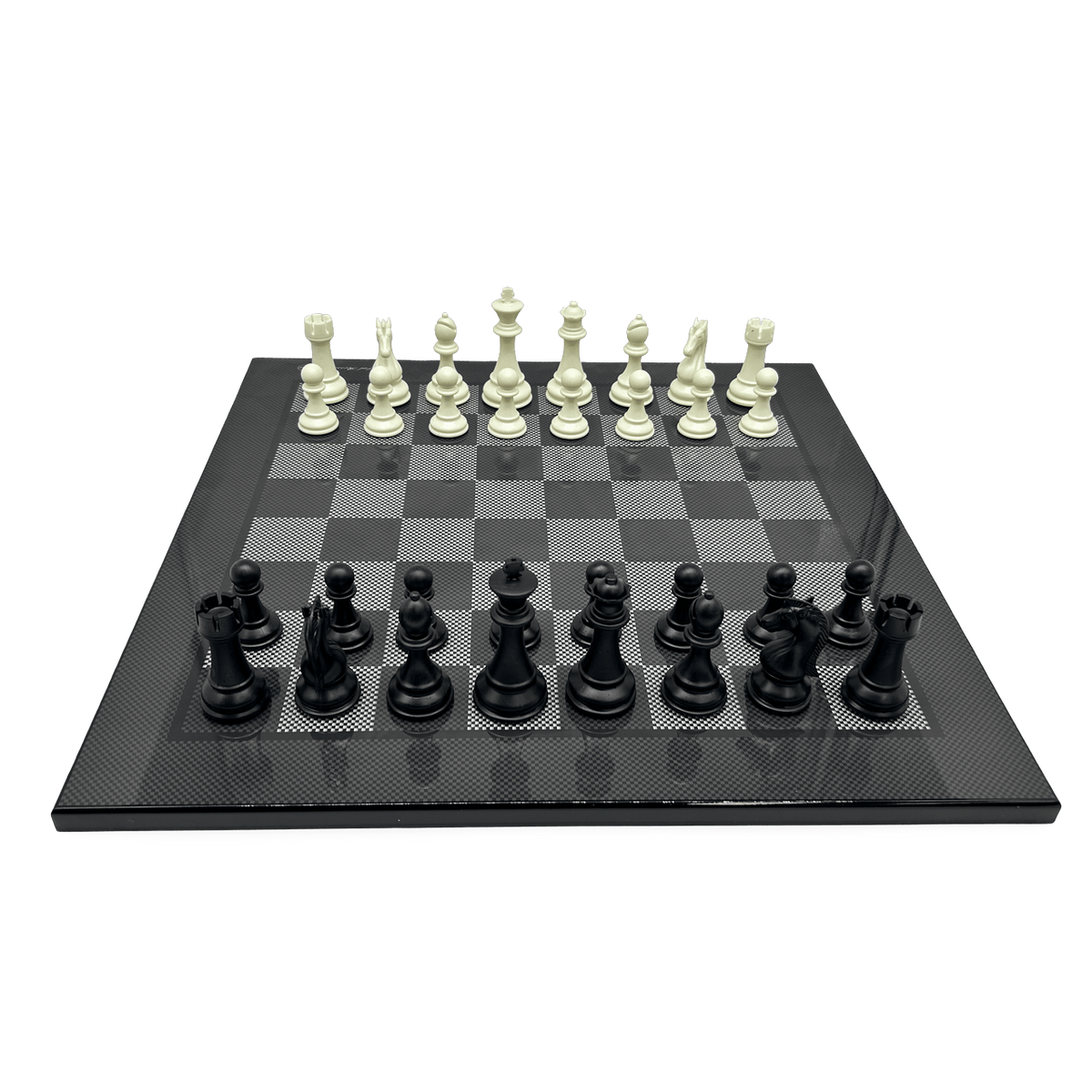 Carbon Elite Chess Set - standard view