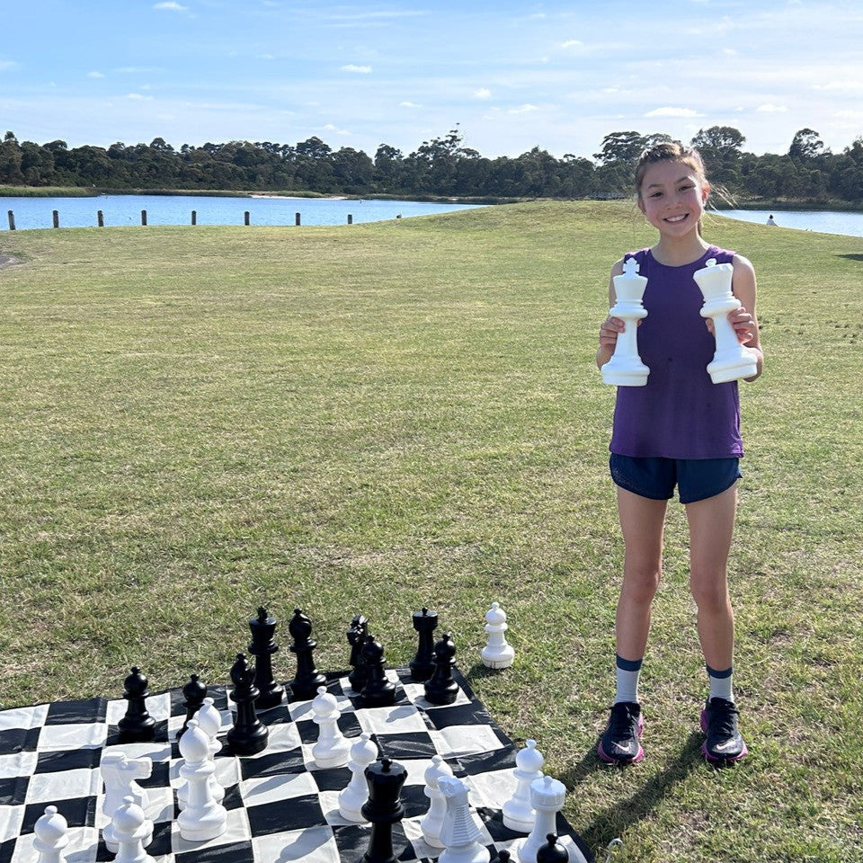 Giant Chess 30cm Garden / Outdoor Chess Set