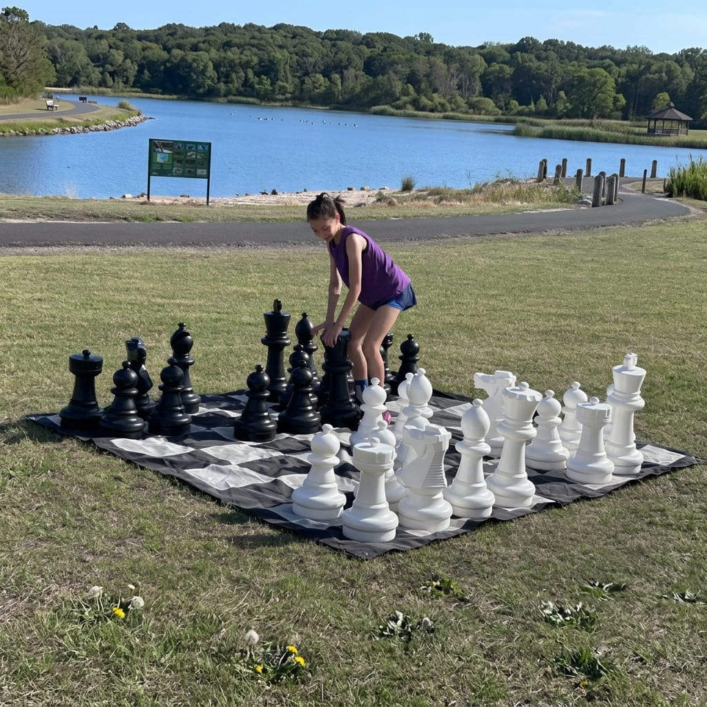 Giant Chess 64cm Giant Chess Outdoor Set (Pieces only)