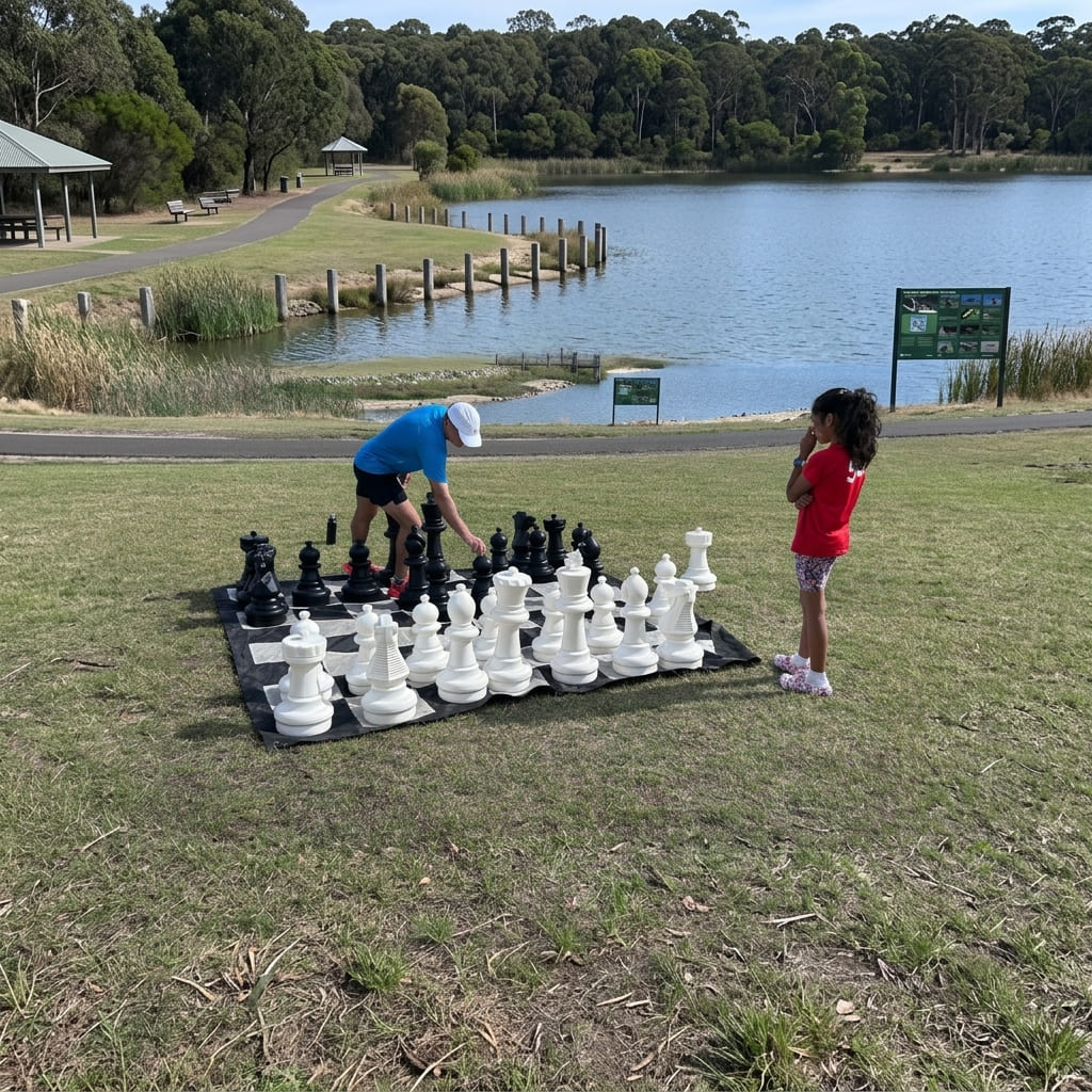 Giant Chess 64cm Giant Chess Outdoor Set (Pieces only)