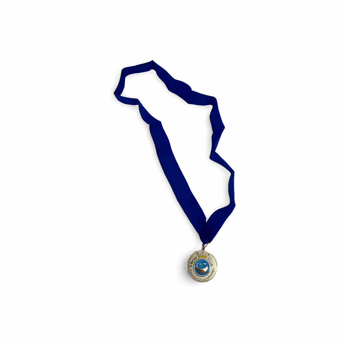 Interschool Medal - Gold with Blue Ribbon