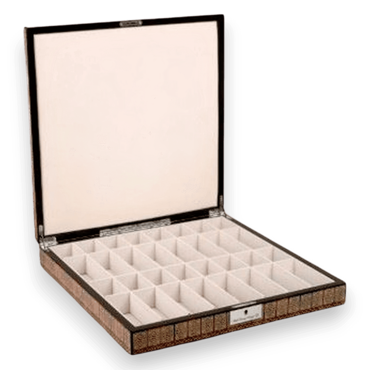 Dal Rossi 50cm Mosaic Finish Chess Board with Storage Compartment (Board Only) (L2268DR) open
