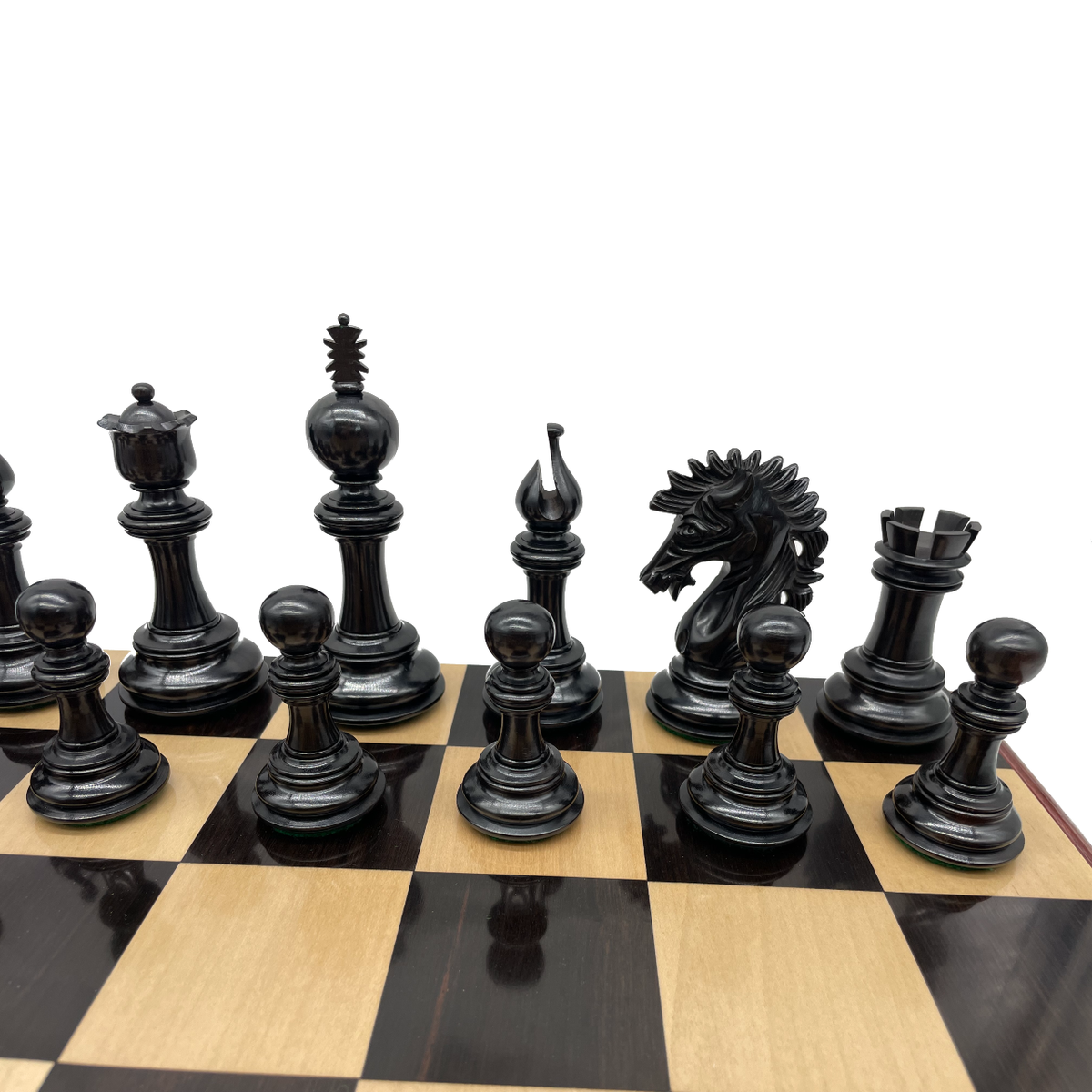 Rex Noir Luxury CAMELOT Chess Pieces - Ex-Display & Replacement Bishop - ebony pieces