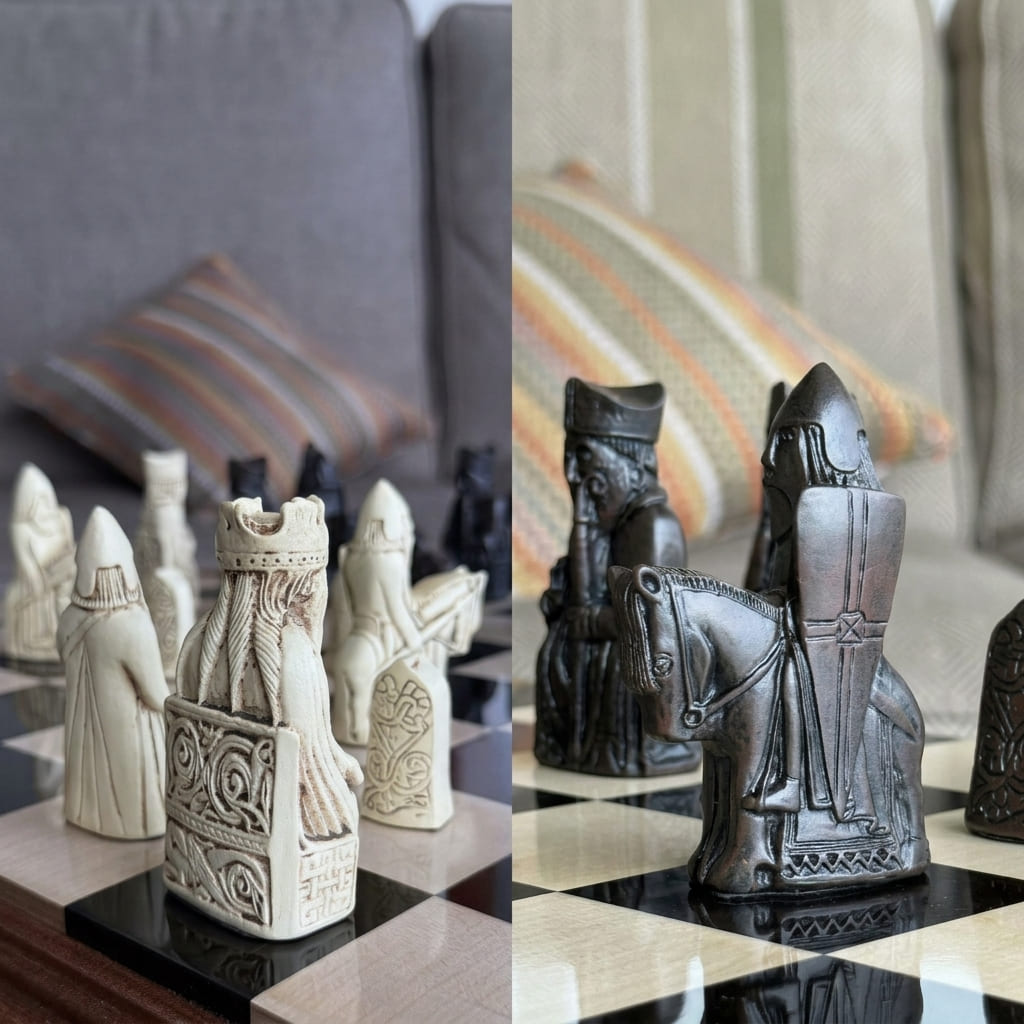 Isle of Lewis Chess Pieces - detail