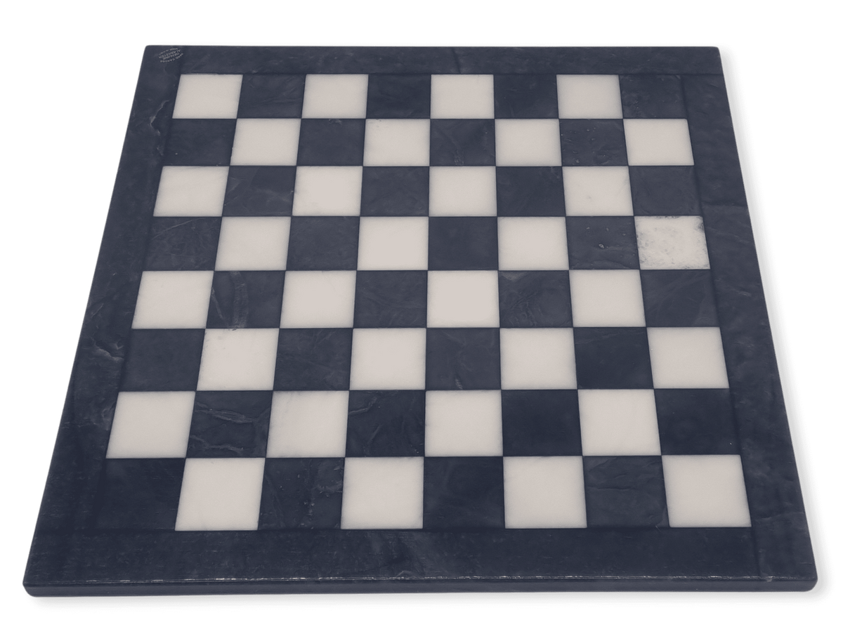 Midnight Pearl Classic Alabaster Chess Board