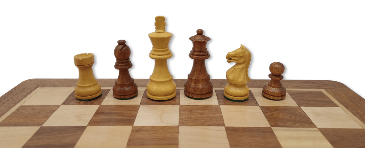 Paris Coffee Table Chess Set - pieces