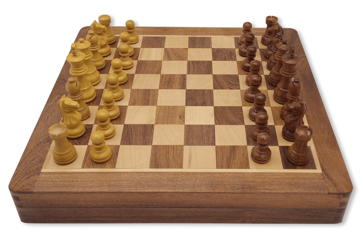 Paris Coffee Table Chess Set - side view