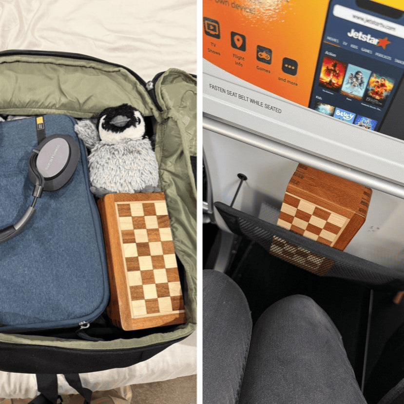 Rex Noir Flip Magnetic Travel Chess Set