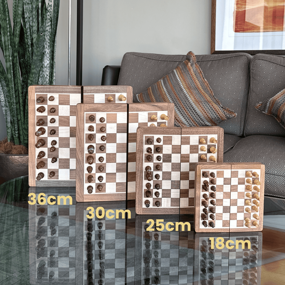 Rex Noir Flip Magnetic Travel Chess Set