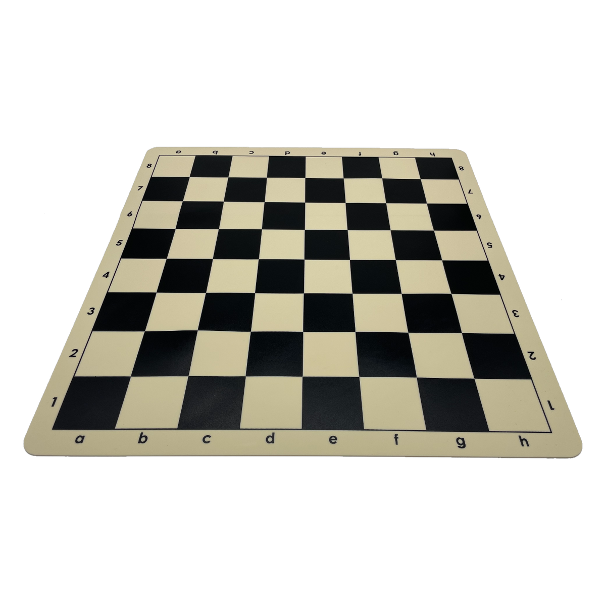 Tournament Silicone Chess Board (BB003) black and white