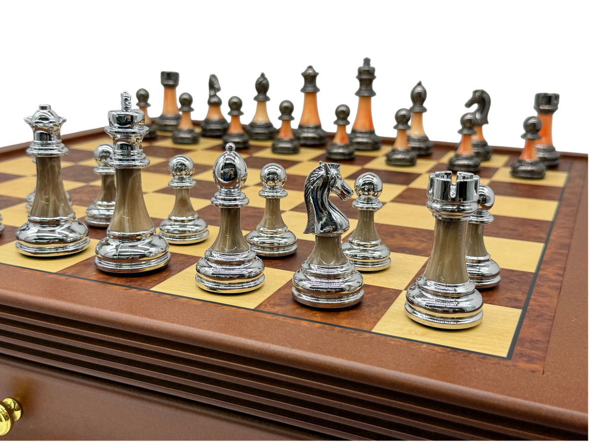 Segreto Grande Drawers Chess Set - pieces