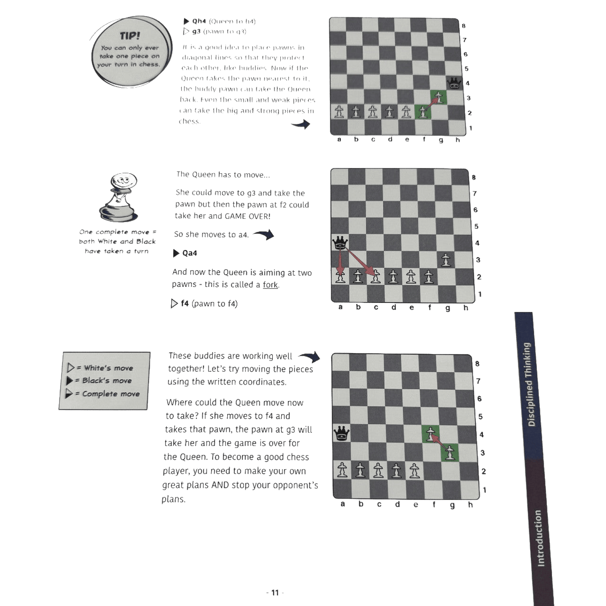 Chess Kids Teacher Resource Guide lesson example 2