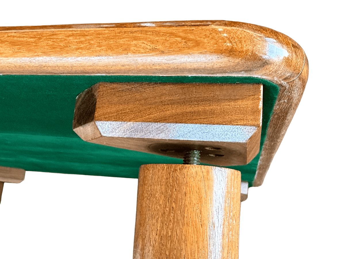 Rex Noir Wooden Chess Table - how to screw in leg