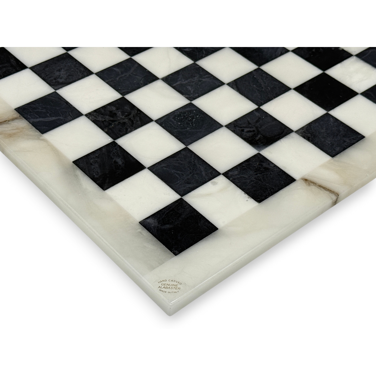 Alabaster Chessboard Detail