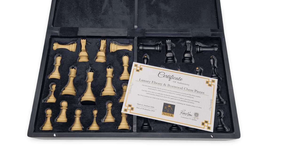 Zagreb Zeal Chess Set - certificate