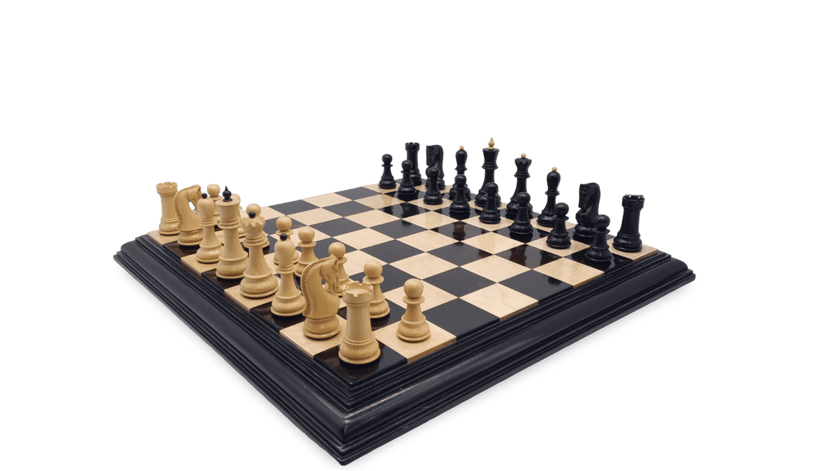 Zagreb Zeal Chess Set - side view