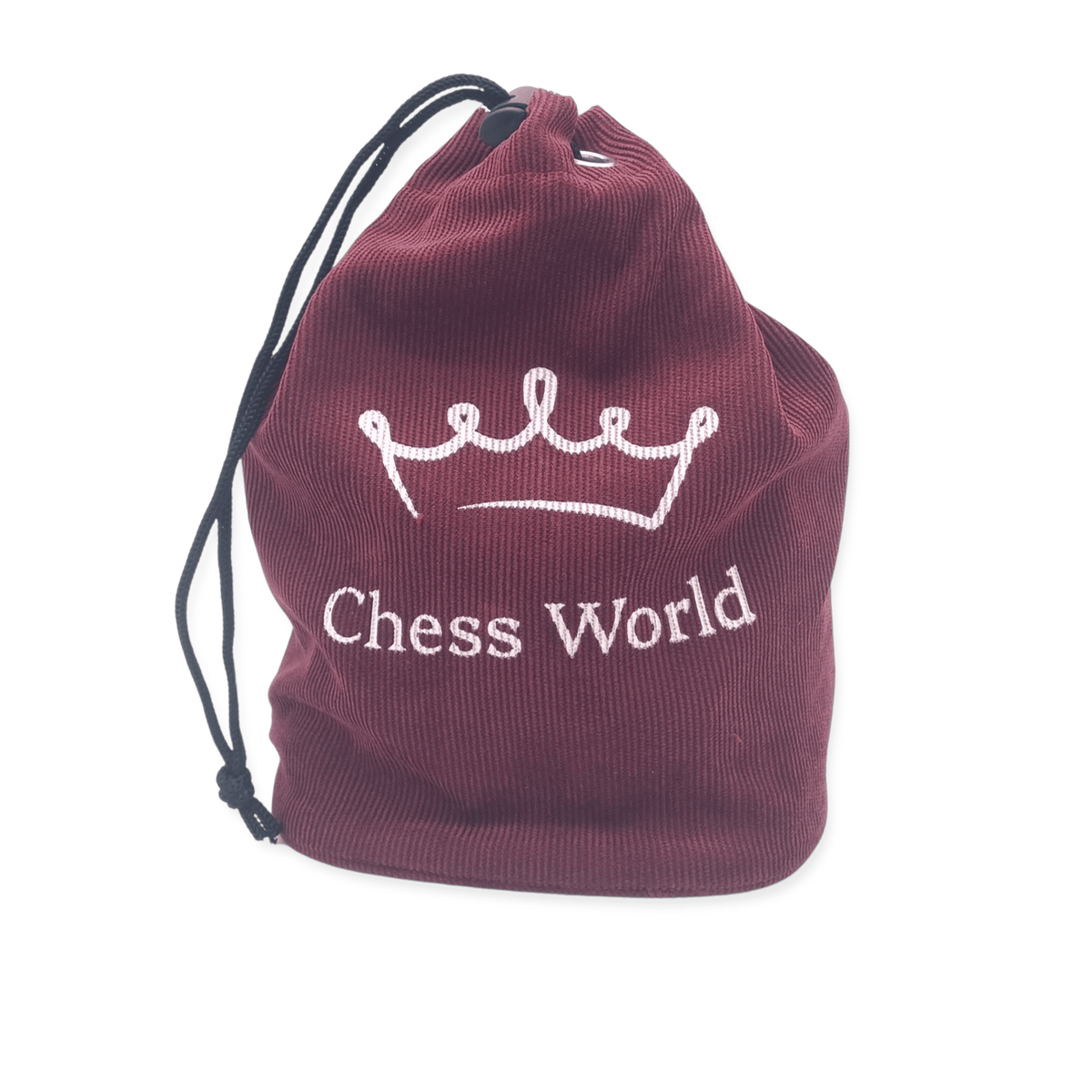 Burgundy Drawstring Bag for Tournament Double Weighted Pieces