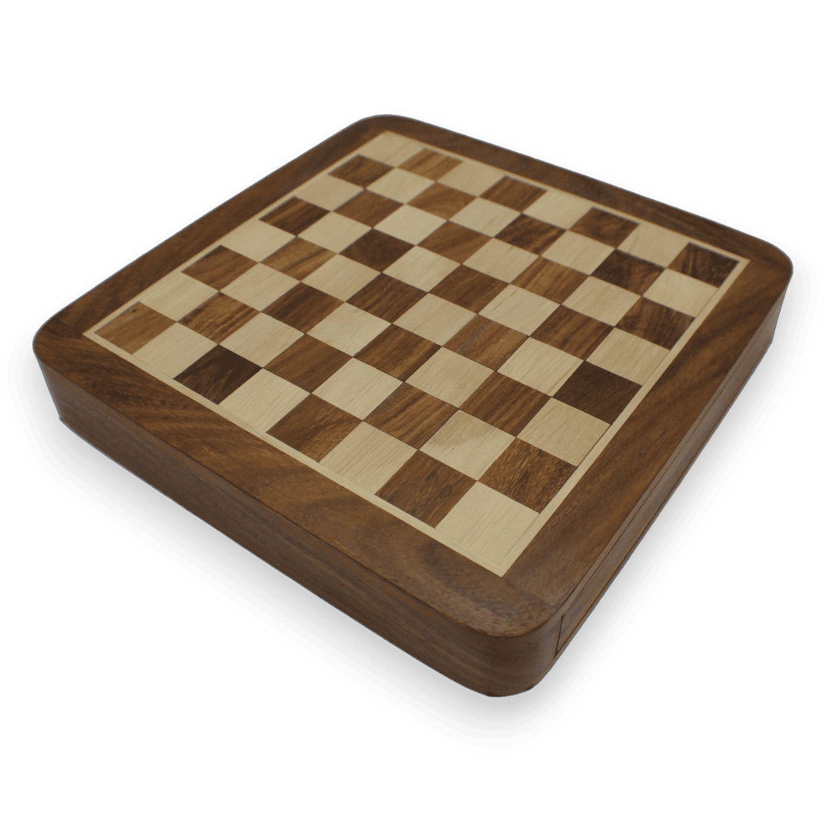 Rex Noir Square Magnetic Travel Chess Set 25cm with drawer (SQU-S-25) closed
