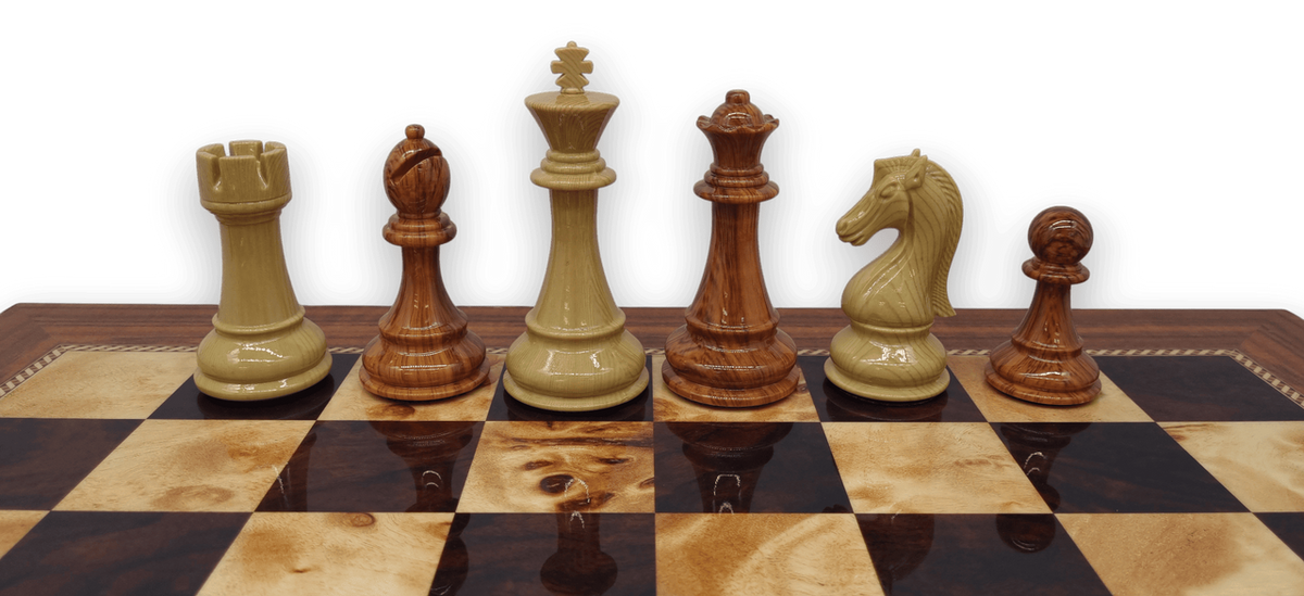 Spruce-Tek Resin Wood Look chess pieces