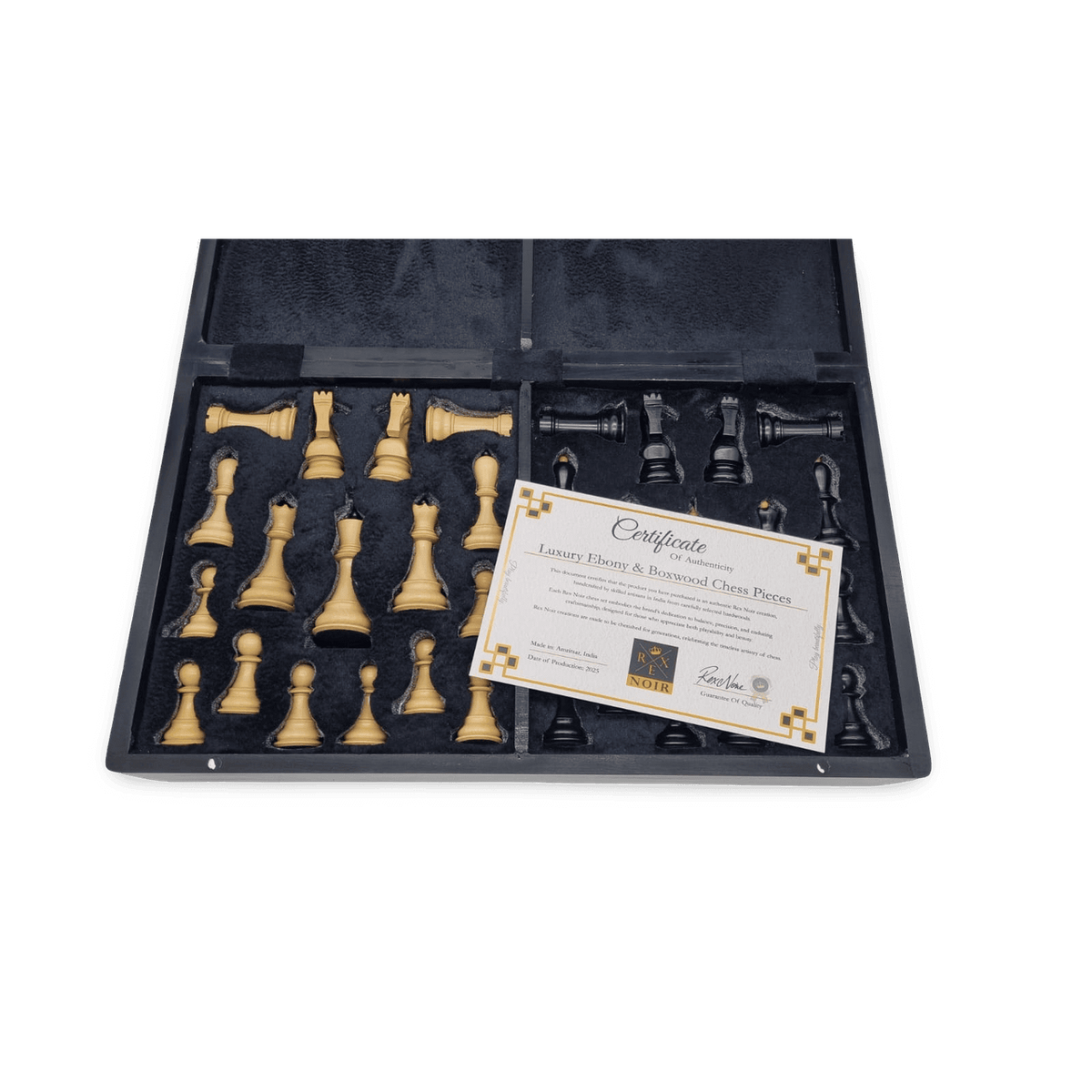 Zagreb Zeal Chess Set - certificate